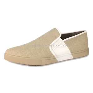 VINCE Burlap Strip Pointy Toe Casual Flats